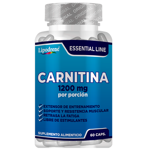 [carnitlipod] Carnitina Lipodrene 60 cápsulas