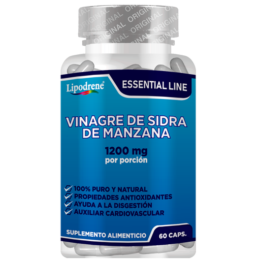 [APPLECIDERLIPO] Vinagre de Manzana Lipodrene 60 cápsulas